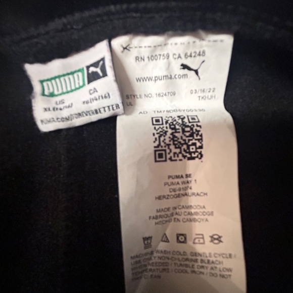 Black Puma Kids’ Leggings - Size XL (14/16) - New Without Tags - Picture 5 of 5